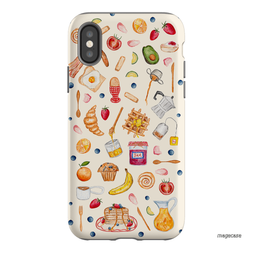 Sunday Breakfast Printed Phone Cases iPhone XS / Armoured by BG. Studio - The Dairy