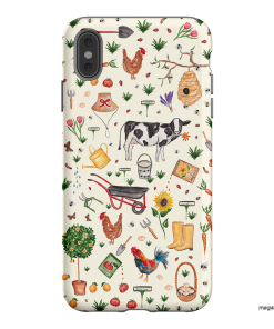 Farm Stay Printed Phone Cases iPhone XS Max / Armoured by BG. Studio - The Dairy
