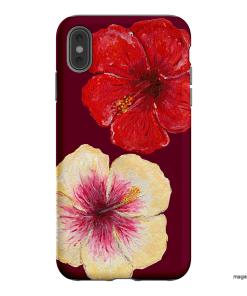 Hibiscus Flower Printed Phone Cases iPhone XS Max / Armoured by BG. Studio - The Dairy