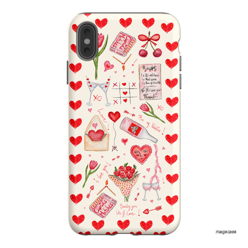 Love Note Printed Phone Cases iPhone XS Max / Armoured by BG. Studio - The Dairy
