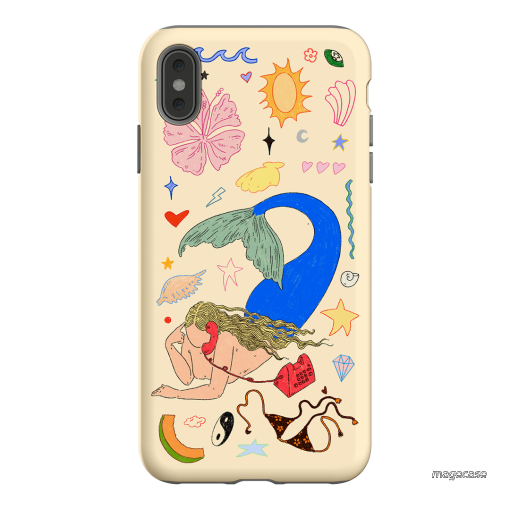 Mermaid Salad Cream Printed Phone Cases iPhone XS Max / Armoured by Easty Beasty - The Dairy