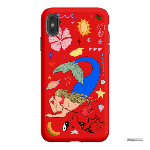 Mermaid Salad Scarlet Printed Phone Cases iPhone XS Max / Armoured by Easty Beasty - The Dairy