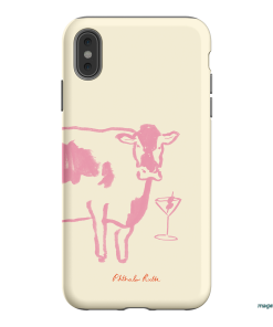 Mootini Pink Printed Phone Cases by Phthalo Ruth - The Dairy