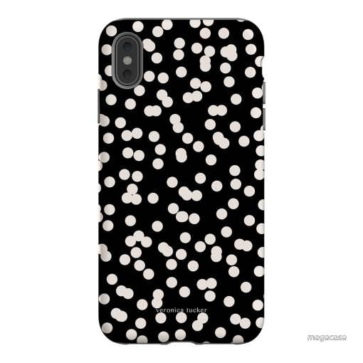 Mini Confetti Noir Printed Phone Cases iPhone XS Max / Armoured by Veronica Tucker - The Dairy