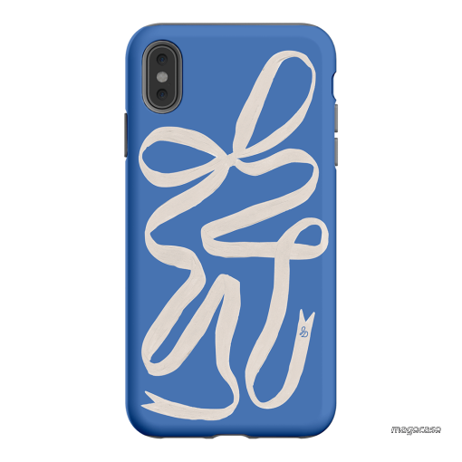 Something Blue Ribbon Printed Phone Cases iPhone XS Max / Armoured by Jasmine Dowling - The Dairy
