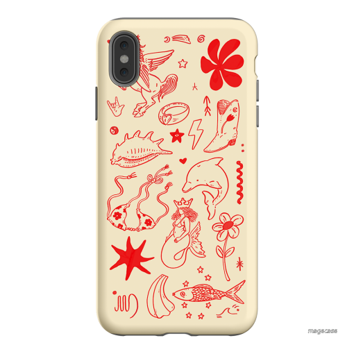 Spiced Cowboy Cream Printed Phone Cases iPhone XS Max / Armoured by Easty Beasty - The Dairy