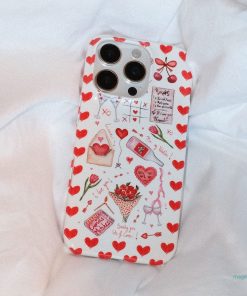 Love Note Printed Phone Cases by BG. Studio - The Dairy