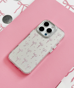 Mirror Phone Case - Dainty Bows