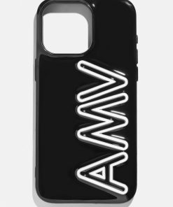 Fine Line Custom iPhone Case - Black/White