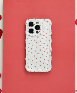 Wavy Phone Case - Mini Hearts