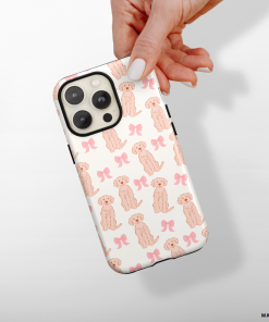 Bows & Besties Tough Phone Case - Golden Retriever