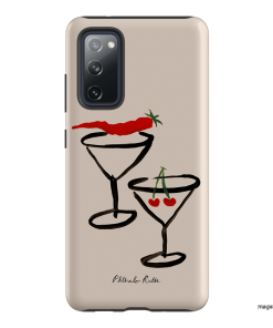 Chilli Cherry Printed Phone Cases by Phthalo Ruth - The Dairy
