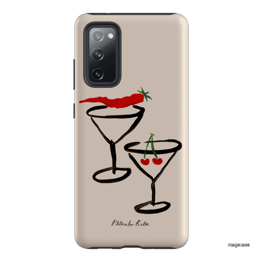 Chilli Cherry Printed Phone Cases by Phthalo Ruth - The Dairy