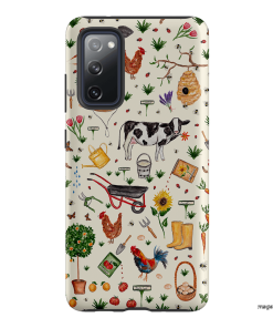 Farm Stay Printed Phone Cases Samsung Galaxy S20 FE / Armoured by BG. Studio - The Dairy