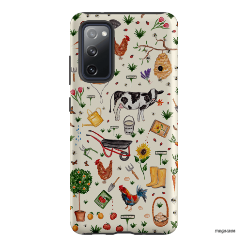 Farm Stay Printed Phone Cases Samsung Galaxy S20 FE / Armoured by BG. Studio - The Dairy