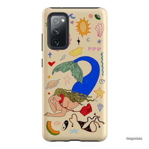 Mermaid Salad Cream Printed Phone Cases Samsung Galaxy S20 FE / Armoured by Easty Beasty - The Dairy