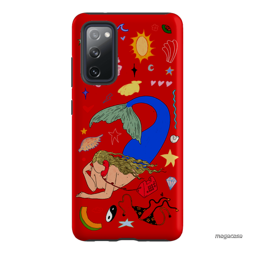 Mermaid Salad Scarlet Printed Phone Cases Samsung Galaxy S20 FE / Armoured by Easty Beasty - The Dairy