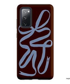 Mocha Ribbon Printed Phone Cases Samsung Galaxy S20 FE / Armoured by Jasmine Dowling - The Dairy