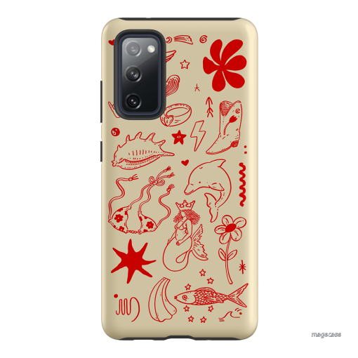 Spiced Cowboy Cream Printed Phone Cases Samsung Galaxy S20 FE / Armoured by Easty Beasty - The Dairy