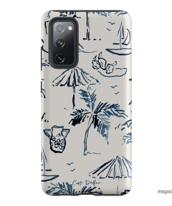 Balmy Blue Printed Phone Cases Samsung Galaxy S20 FE / Armoured by Cass Deller - The Dairy