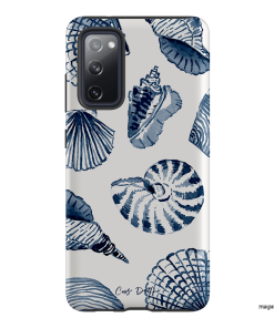 Blue Shells Printed Phone Cases Samsung Galaxy S20 FE / Armoured by Cass Deller - The Dairy