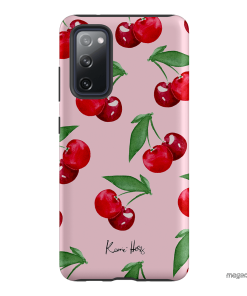 Cherry Rose Printed Phone Cases Samsung Galaxy S20 FE / Armoured by Kerrie Hess - The Dairy