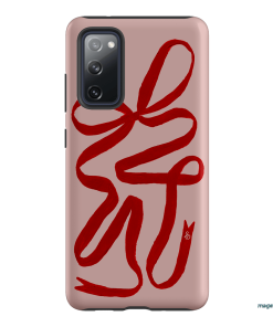 Valentine Ribbon Printed Phone Cases Samsung Galaxy S20 FE / Armoured by Jasmine Dowling - The Dairy