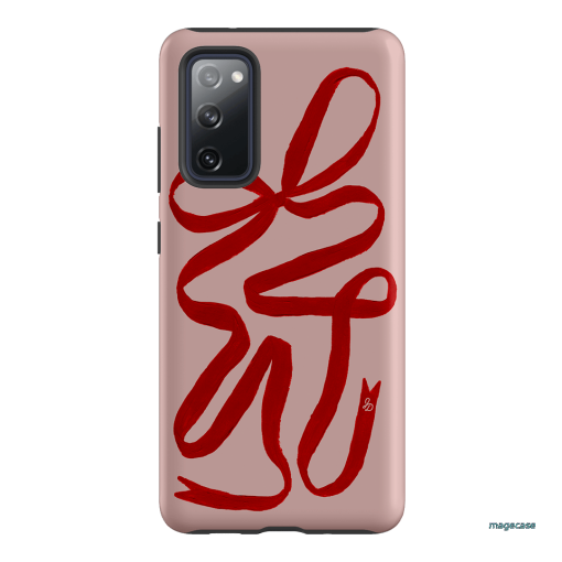 Valentine Ribbon Printed Phone Cases Samsung Galaxy S20 FE / Armoured by Jasmine Dowling - The Dairy