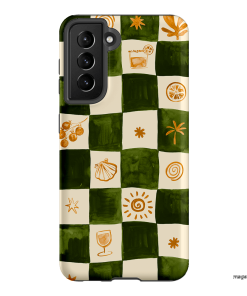 Afternoon Mezze Printed Phone Cases Samsung Galaxy S21 / Armoured by Charlie Taylor - The Dairy