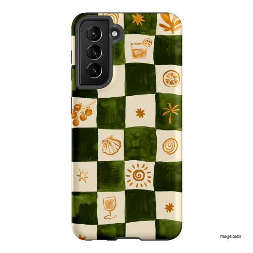 Afternoon Mezze Printed Phone Cases Samsung Galaxy S21 / Armoured by Charlie Taylor - The Dairy