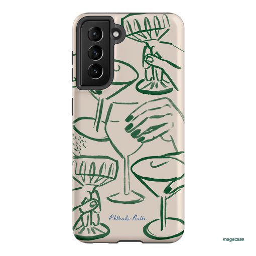 Cheers Printed Phone Cases Samsung Galaxy S21 / Armoured by Phthalo Ruth - The Dairy
