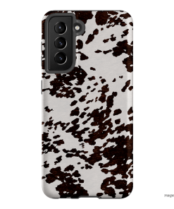 Cowhide Charm Printed Phone Cases Samsung Galaxy S21 / Armoured by The Dairy - The Dairy