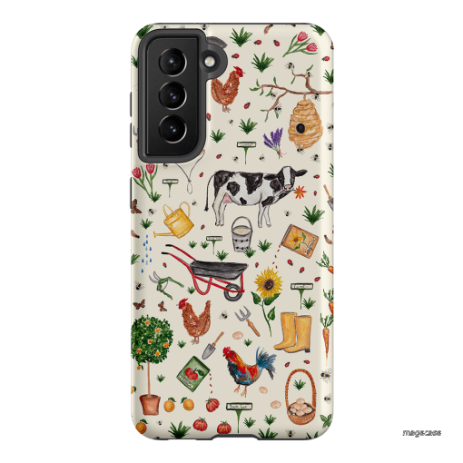 Farm Stay Printed Phone Cases Samsung Galaxy S21 / Armoured by BG. Studio - The Dairy