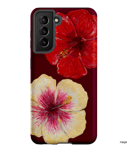 Hibiscus Flower Printed Phone Cases Samsung Galaxy S21 / Armoured by BG. Studio - The Dairy