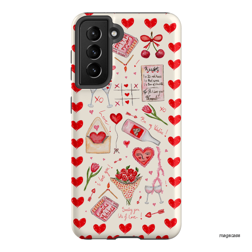 Love Note Printed Phone Cases Samsung Galaxy S21 / Armoured by BG. Studio - The Dairy