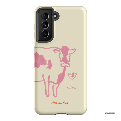 Mootini Pink Printed Phone Cases by Phthalo Ruth - The Dairy