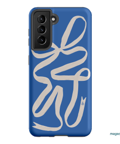 Something Blue Ribbon Printed Phone Cases Samsung Galaxy S21 / Armoured by Jasmine Dowling - The Dairy