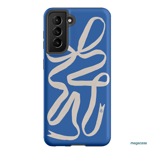 Something Blue Ribbon Printed Phone Cases Samsung Galaxy S21 / Armoured by Jasmine Dowling - The Dairy