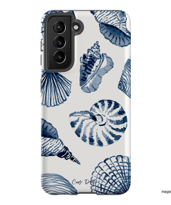Blue Shells Printed Phone Cases Samsung Galaxy S21 / Armoured by Cass Deller - The Dairy