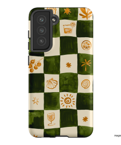 Afternoon Mezze Printed Phone Cases Samsung Galaxy S21 FE / Armoured by Charlie Taylor - The Dairy