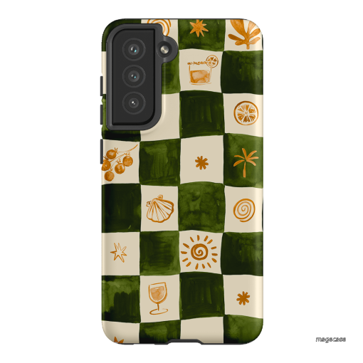 Afternoon Mezze Printed Phone Cases Samsung Galaxy S21 FE / Armoured by Charlie Taylor - The Dairy