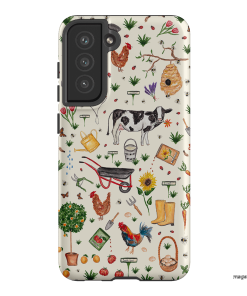 Farm Stay Printed Phone Cases Samsung Galaxy S21 FE / Armoured by BG. Studio - The Dairy