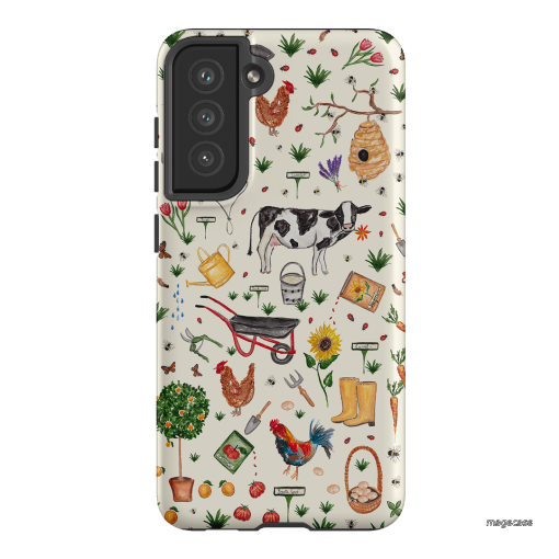 Farm Stay Printed Phone Cases Samsung Galaxy S21 FE / Armoured by BG. Studio - The Dairy