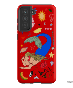 Mermaid Salad Scarlet Printed Phone Cases Samsung Galaxy S21 FE / Armoured by Easty Beasty - The Dairy