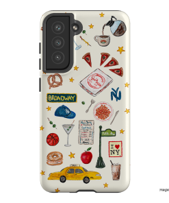 NYC Light Printed Phone Cases Samsung Galaxy S21 FE / Armoured by BG. Studio - The Dairy