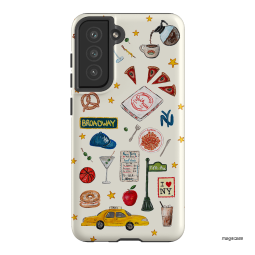 NYC Light Printed Phone Cases Samsung Galaxy S21 FE / Armoured by BG. Studio - The Dairy