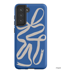 Something Blue Ribbon Printed Phone Cases Samsung Galaxy S21 FE / Armoured by Jasmine Dowling - The Dairy
