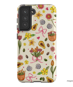 Bouquets & Bows Printed Phone Cases Samsung Galaxy S21 FE / Armoured by BG. Studio - The Dairy