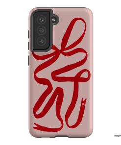 Valentine Ribbon Printed Phone Cases Samsung Galaxy S21 FE / Armoured by Jasmine Dowling - The Dairy