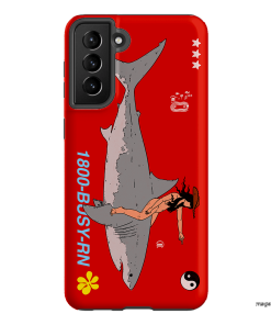 1800-Busy Rn in Red Printed Phone Cases Samsung Galaxy S21 Plus / Armoured by Easty Beasty - The Dairy